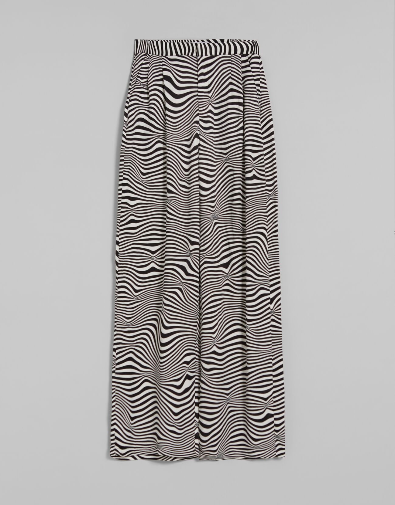 wide leg zebra pants
