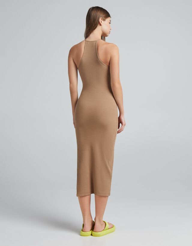 Bershka ribbed dress Clearance