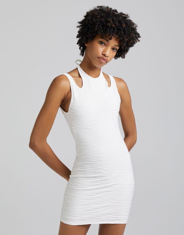 Bershka open back dress Clearance