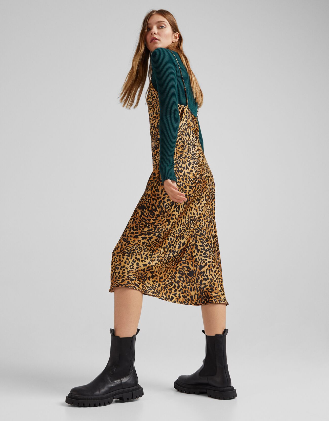 robe nuisette leopard