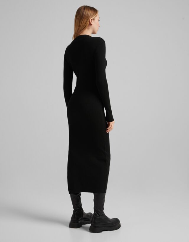 ハイネックワンピース ワンピース レディース Bershka ハイネックワンピース ワンピース レディース Bershka