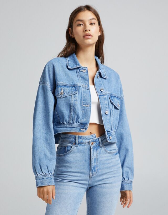 bershka cropped jacke