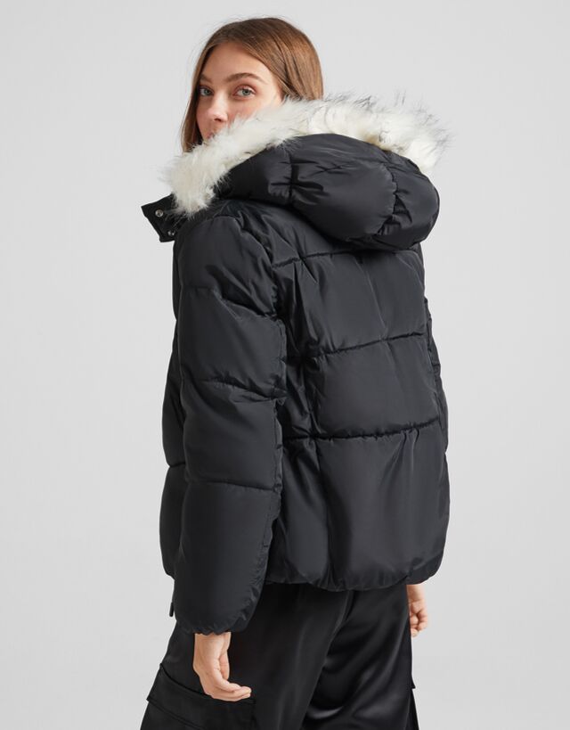 Chaqueta Fluorescente Mujer Bershka Bershka Cazadora Puffy