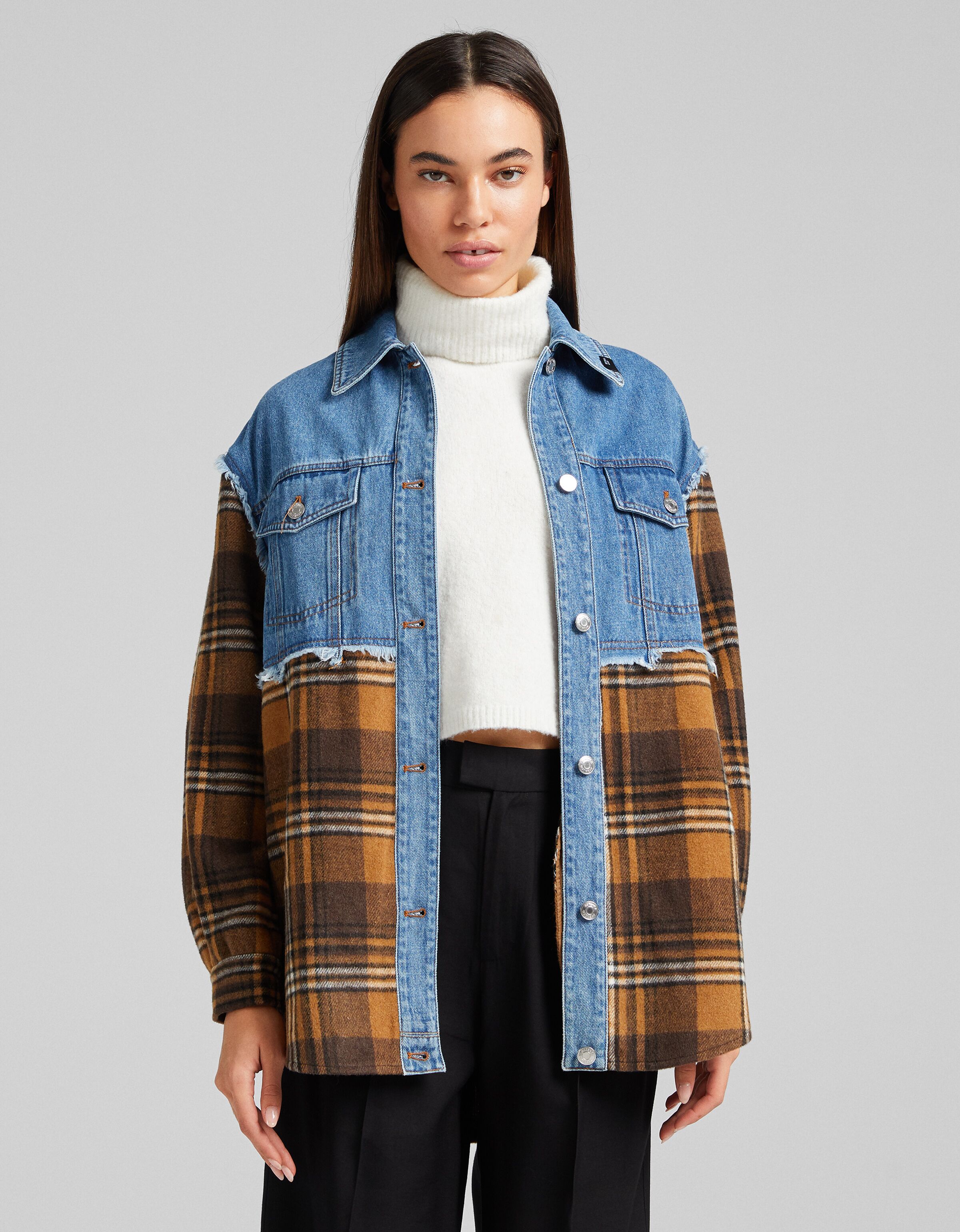 bershka wool jacket