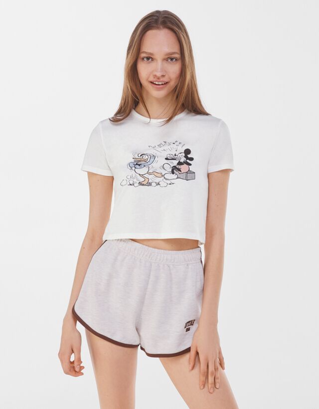 mickey mouse t shirt and shorts