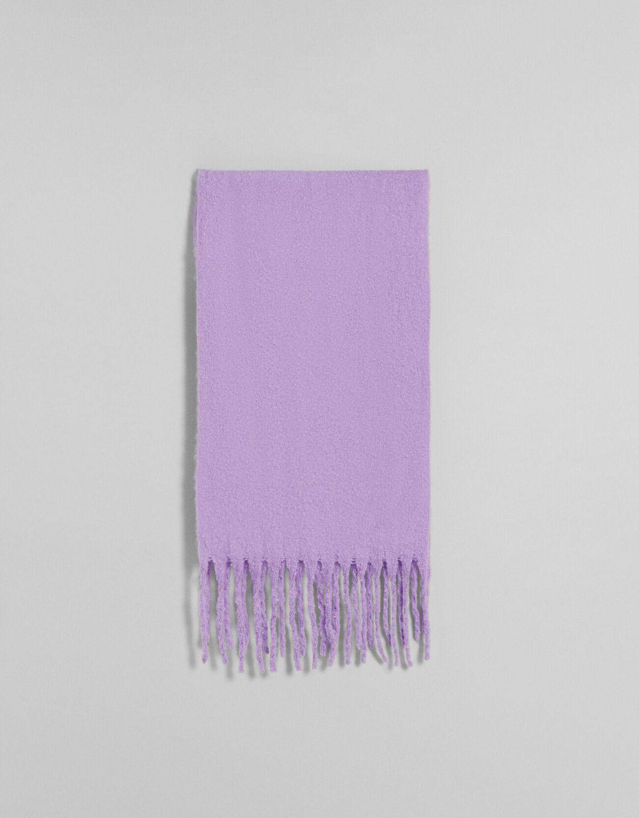 Фиолетовый Однотонный шарф Bershka