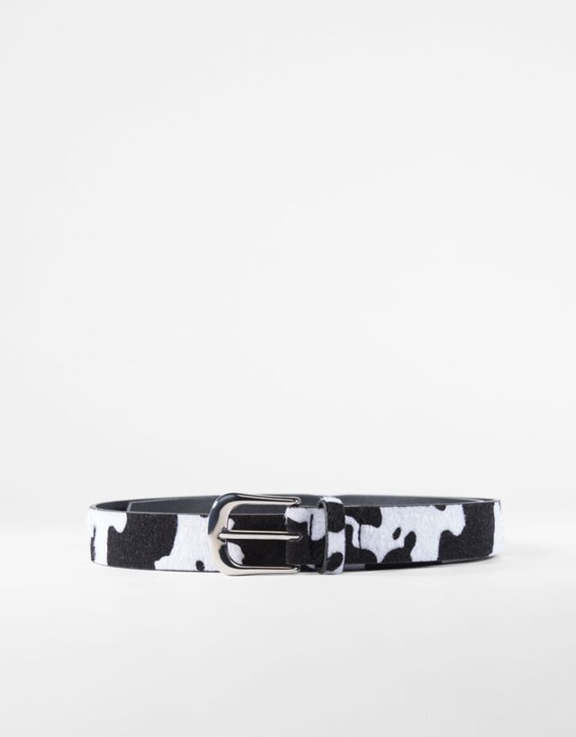 Cow Print Belt Sale Favourites Woman Bershka