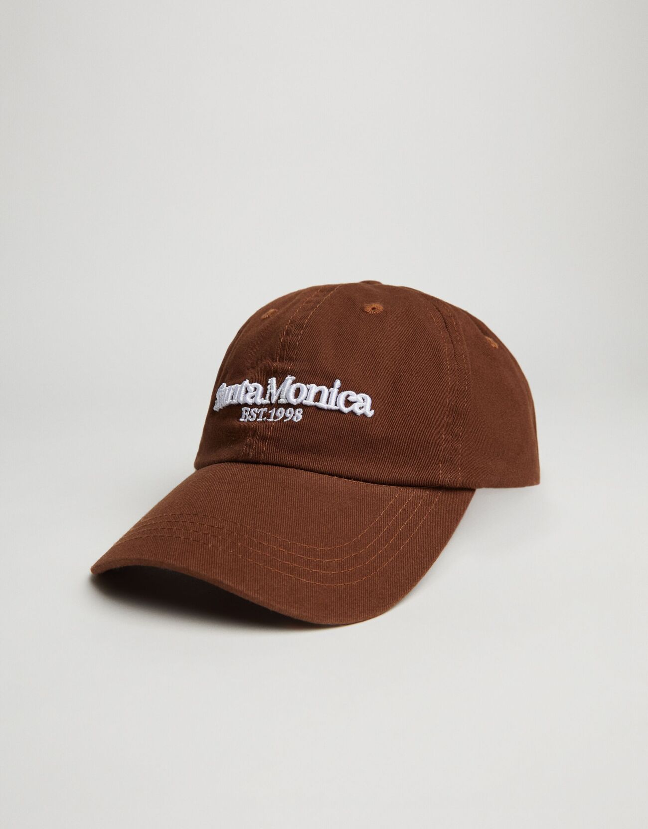 Bershka Basecap Im Retrolook Santa Monica Damen Braun
