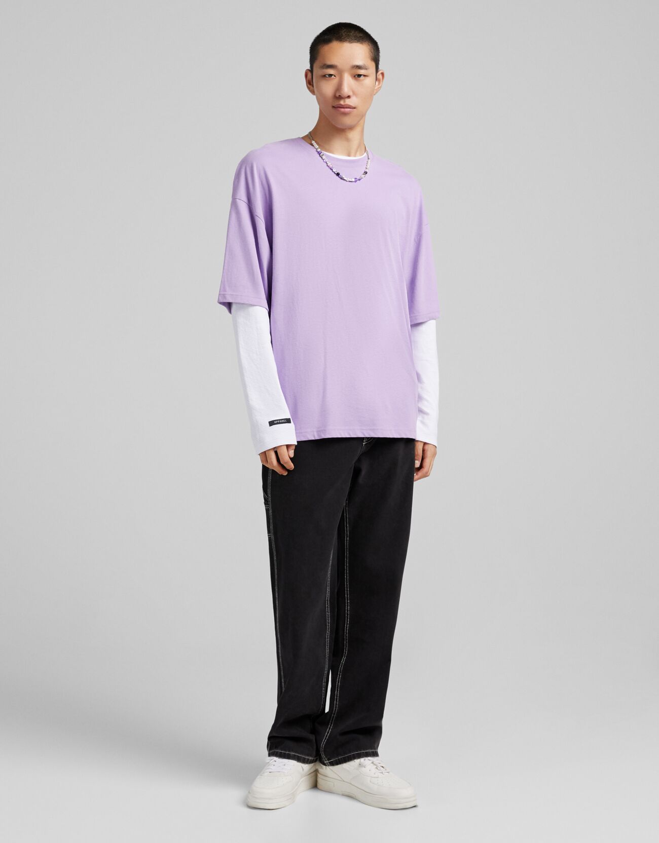 Bershka Ekstra bol kesim kısa kollu t-shirt 8 Bershka Ekstra bol kesim kısa kollu t-shirt 9