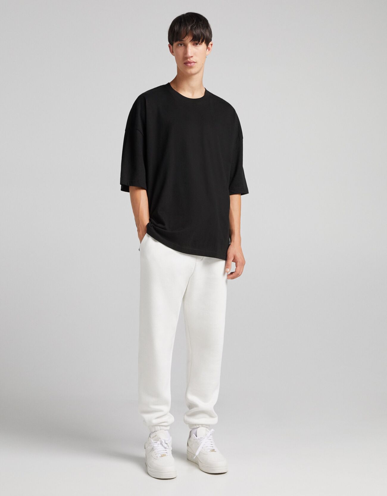 Bershka Ekstra bol kesim kısa kollu t-shirt 8 Bershka Ekstra bol kesim kısa kollu t-shirt 9