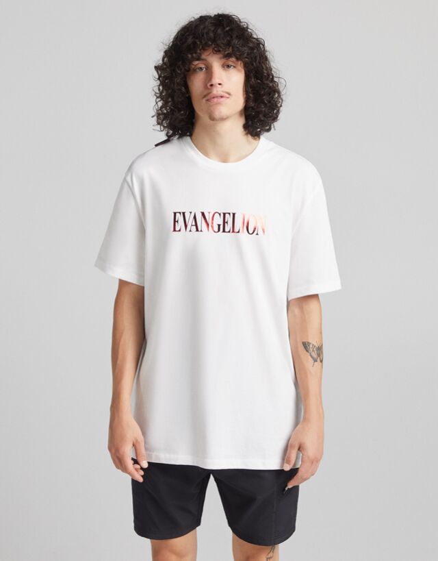 Bershka evangelion shirt Clearance