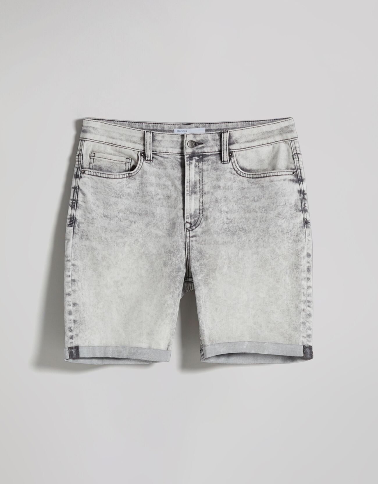 Bershka Super skinny fit denim bermuda 4 Bershka Super skinny fit denim bermuda 5