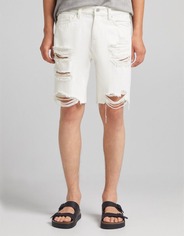 bermudas con rotos