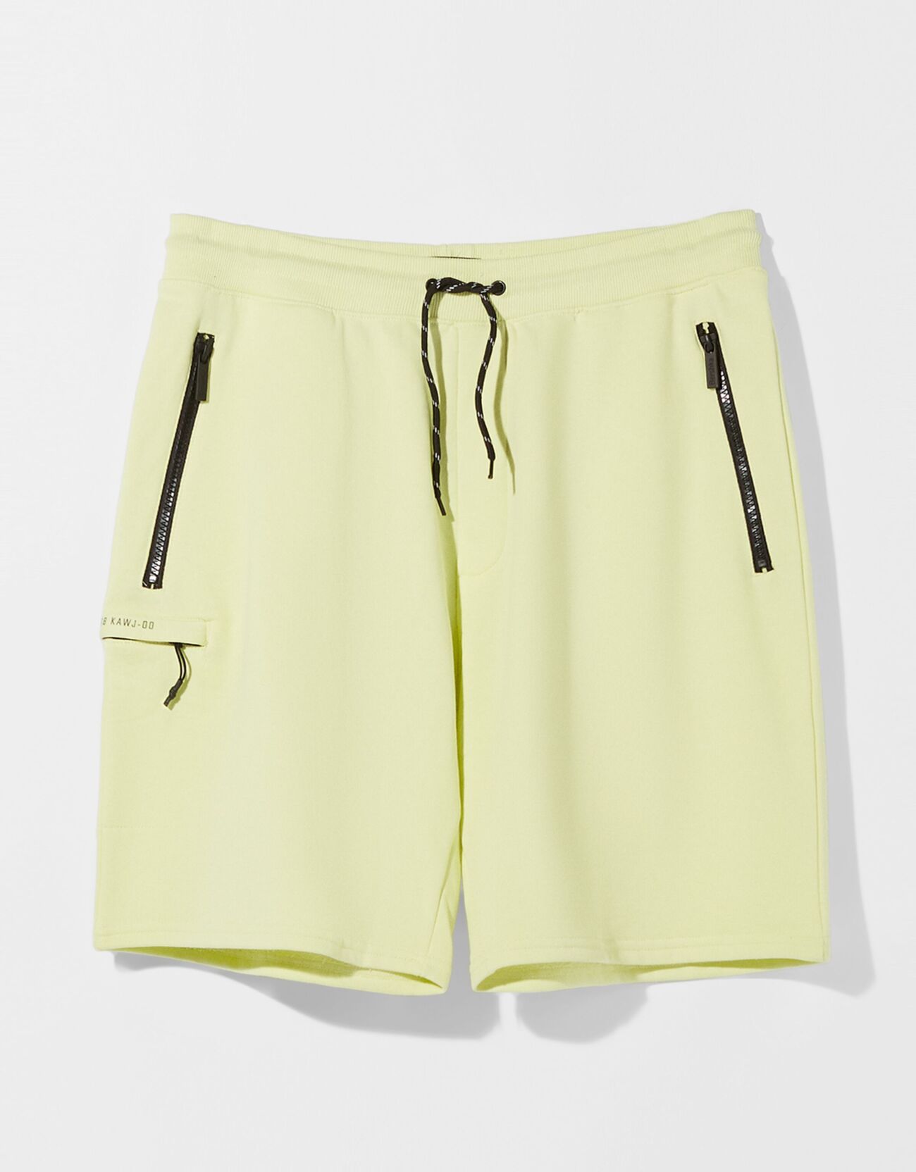 Bershka Cepli pamuklu jogger bermuda şort 0 Bershka Cepli pamuklu jogger bermuda şort 1