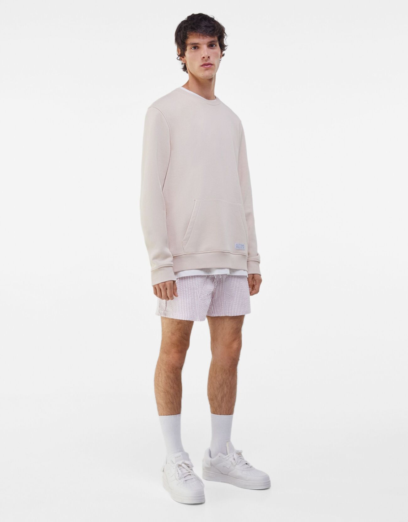 Bershka Çizgili deniz şortu 8 Bershka Çizgili deniz şortu 9