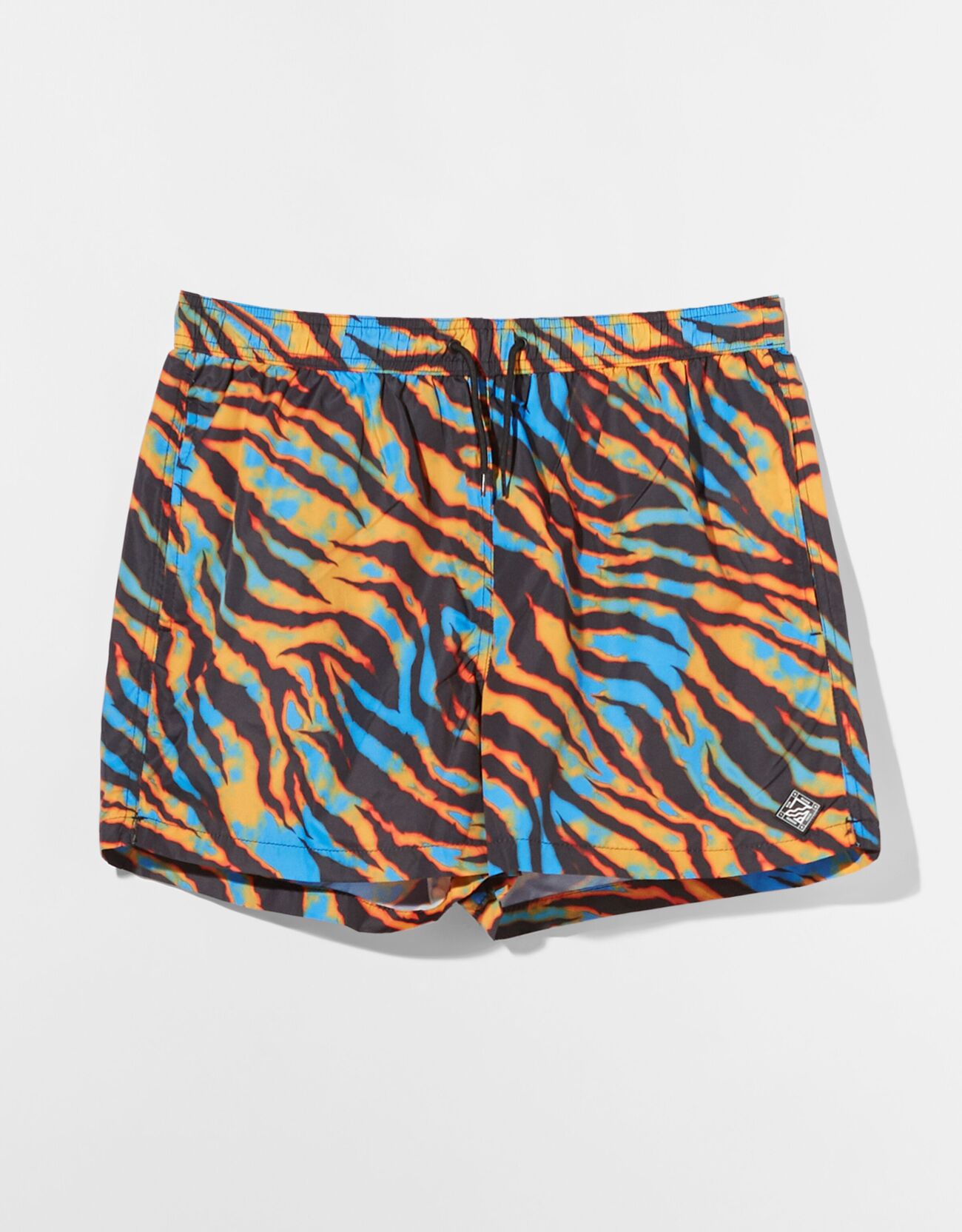 Bershka Zebra desenli deniz şortu 0 Bershka Zebra desenli deniz şortu 1