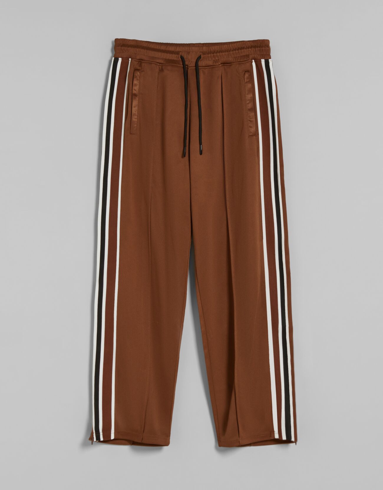 Bershka - Pantalón sport rayas
