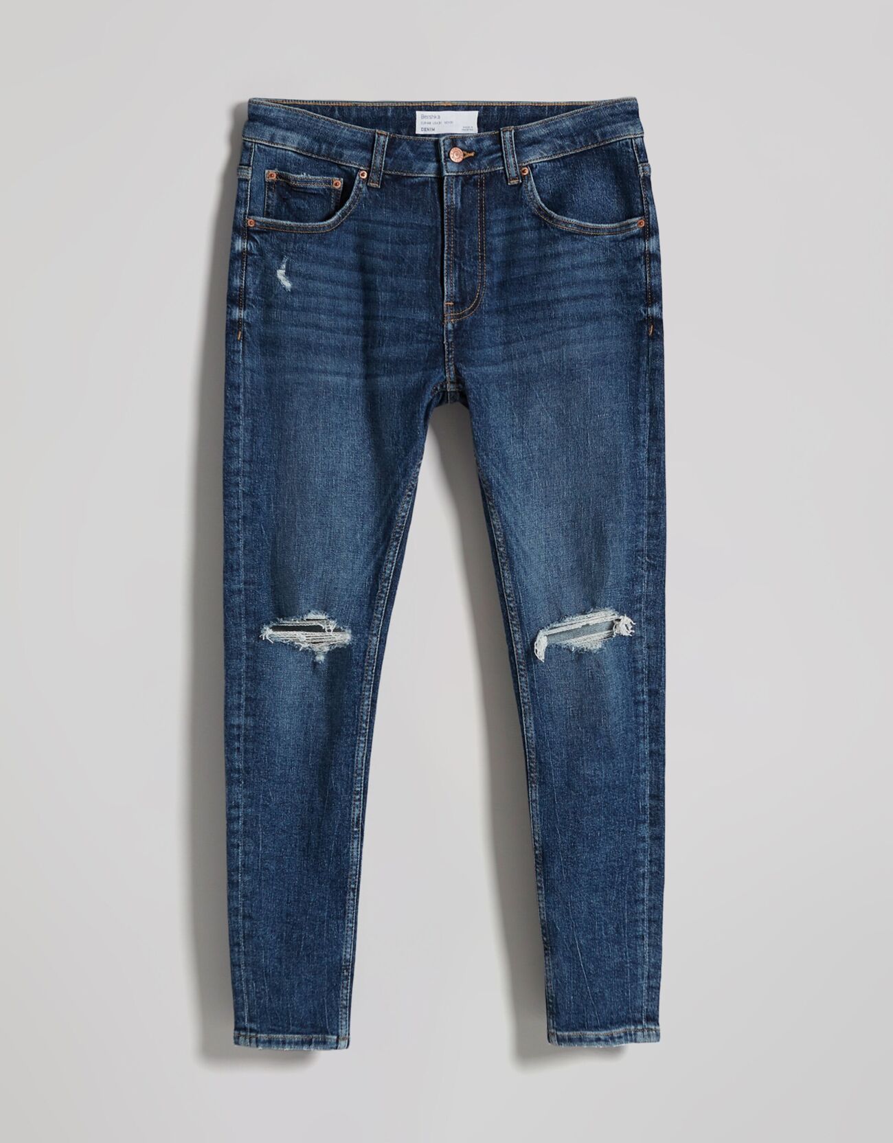 Bershka Distressed super skinny fit jean 0 Bershka Distressed super skinny fit jean 1