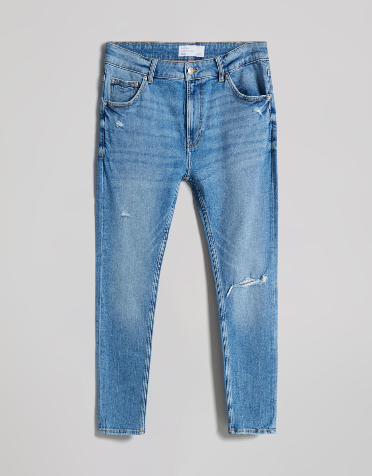 Bershka Distressed super skinny fit jean 0 Bershka Distressed super skinny fit jean 1