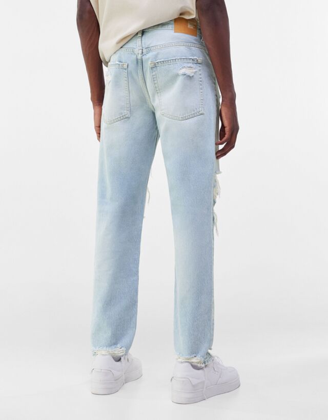 bershka mit rissen jeans