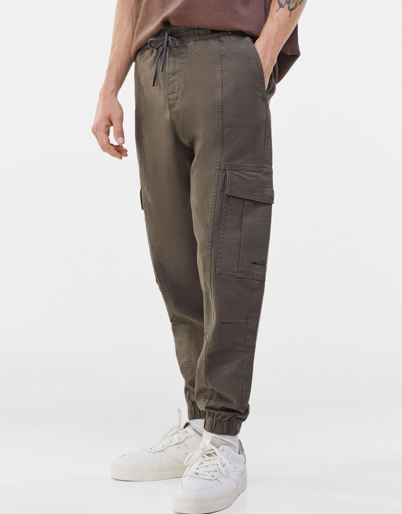 Bershka Pamuklu kargo pantolon 8 Bershka Pamuklu kargo pantolon 9