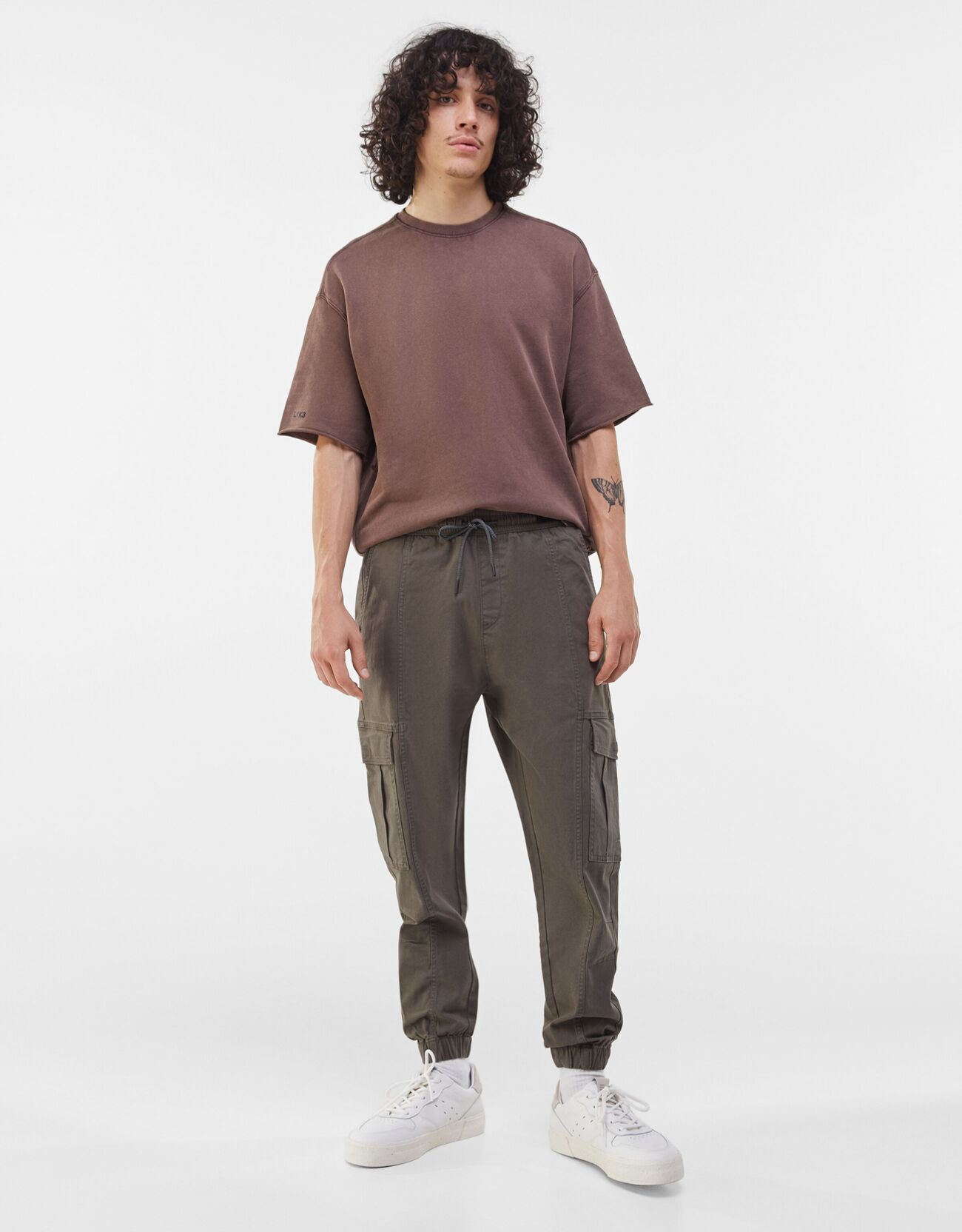 Bershka Pamuklu kargo pantolon 10 Bershka Pamuklu kargo pantolon 11