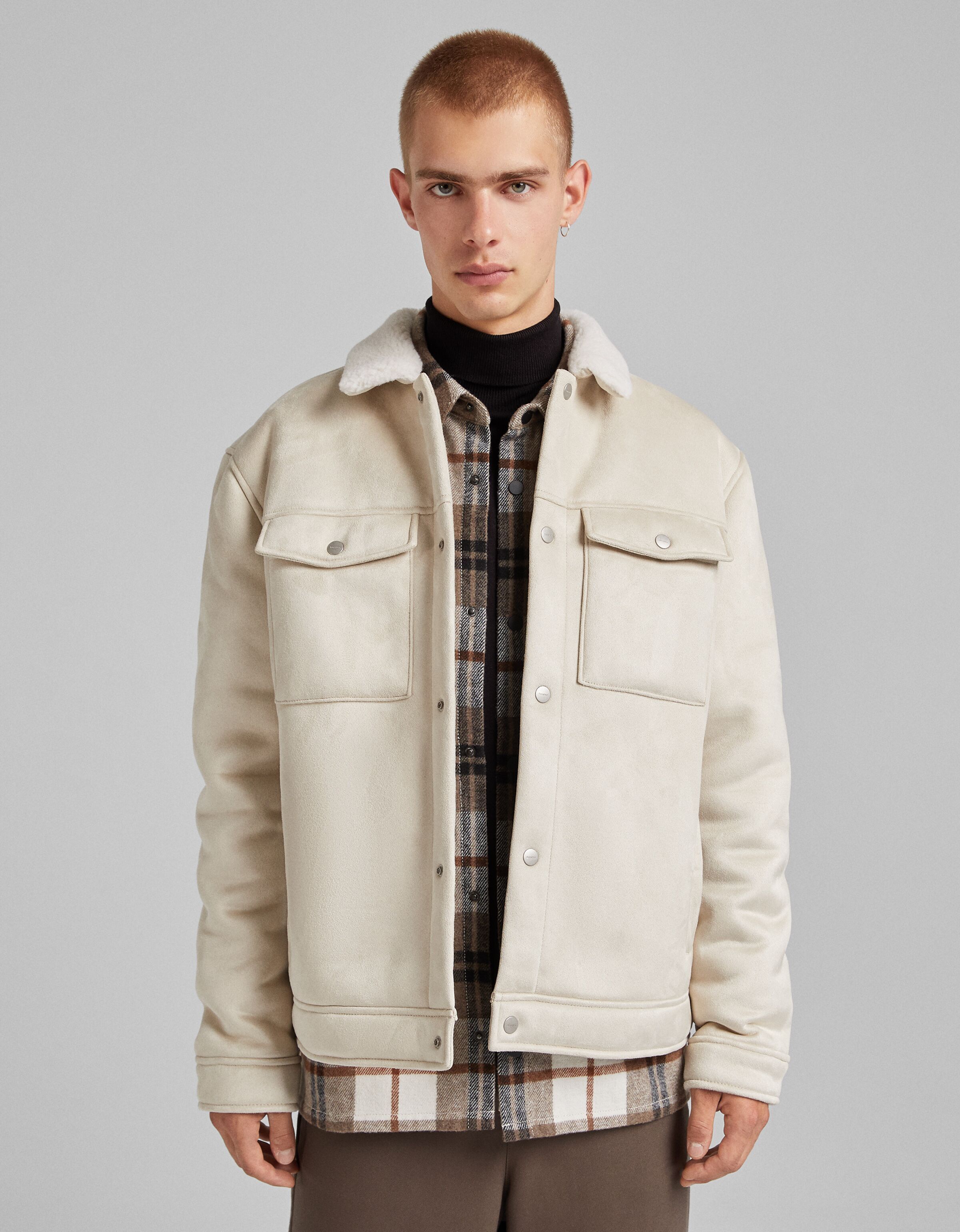 bershka suede jacket