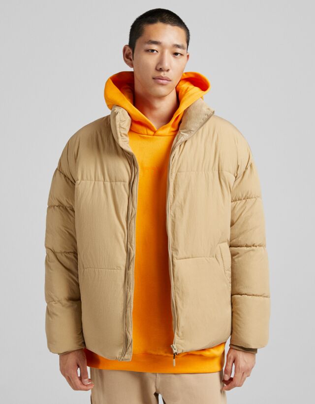 bershka orange jacket