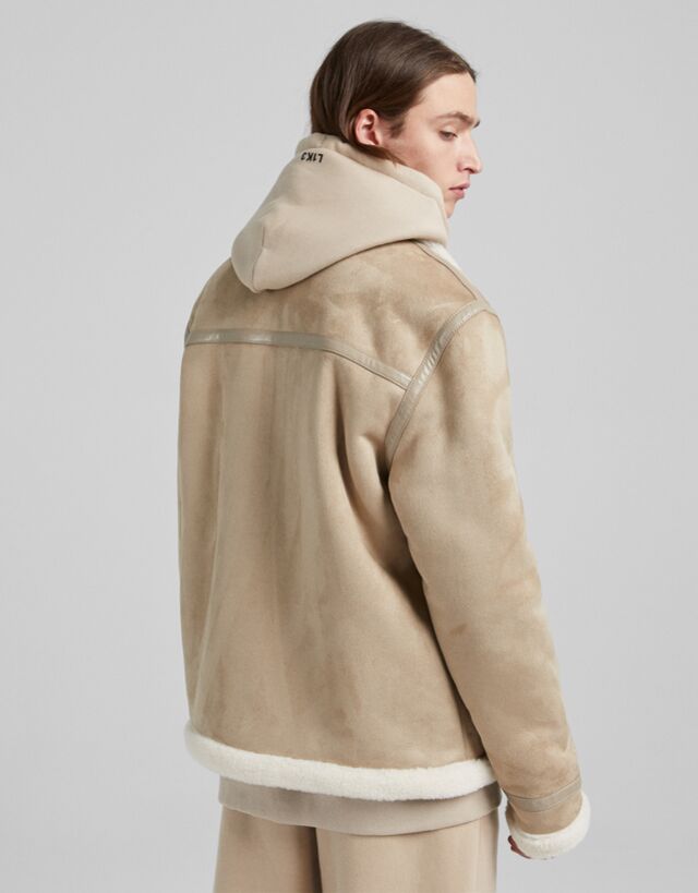 bershka suede jacket