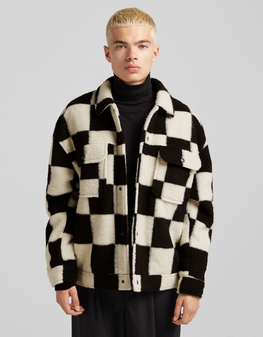 veste carreaux laine