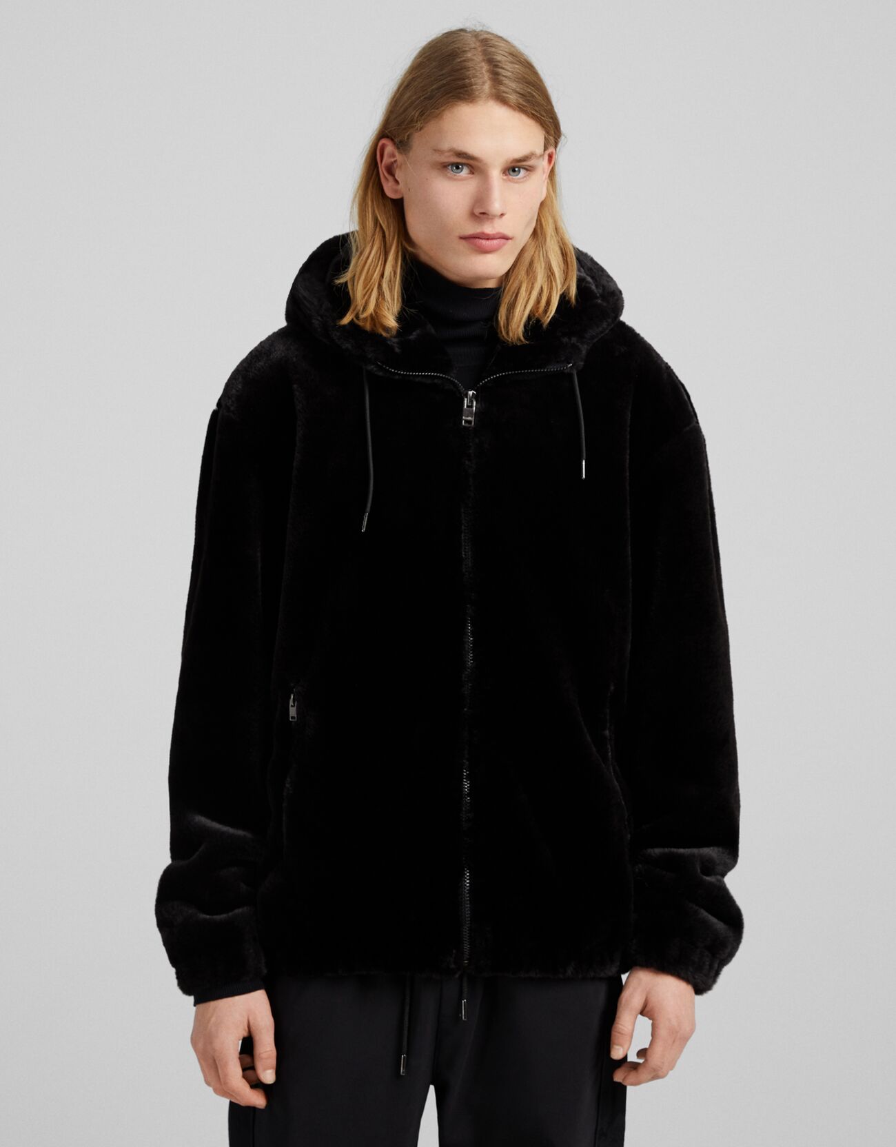 bershka fleece jacket