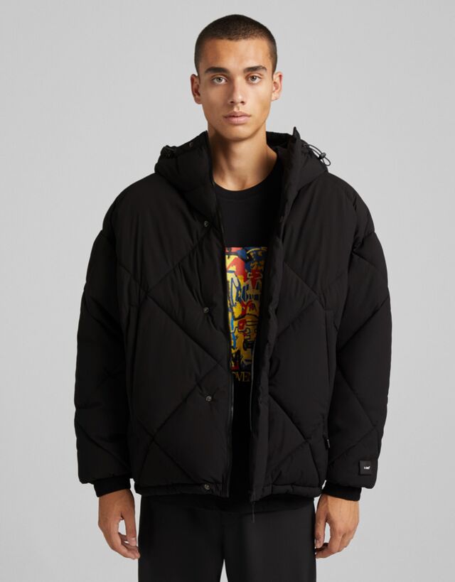 bershka quilted jacket