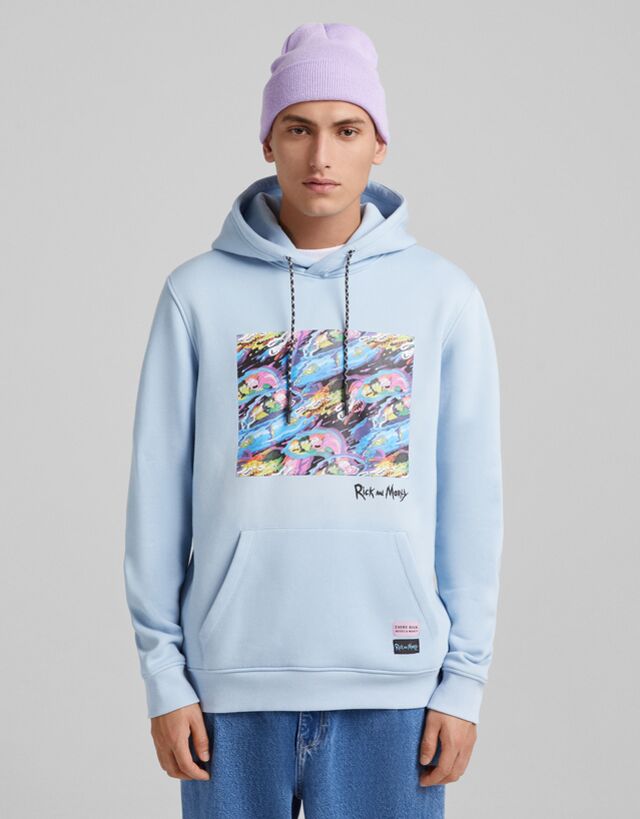 hoodie bershka man
