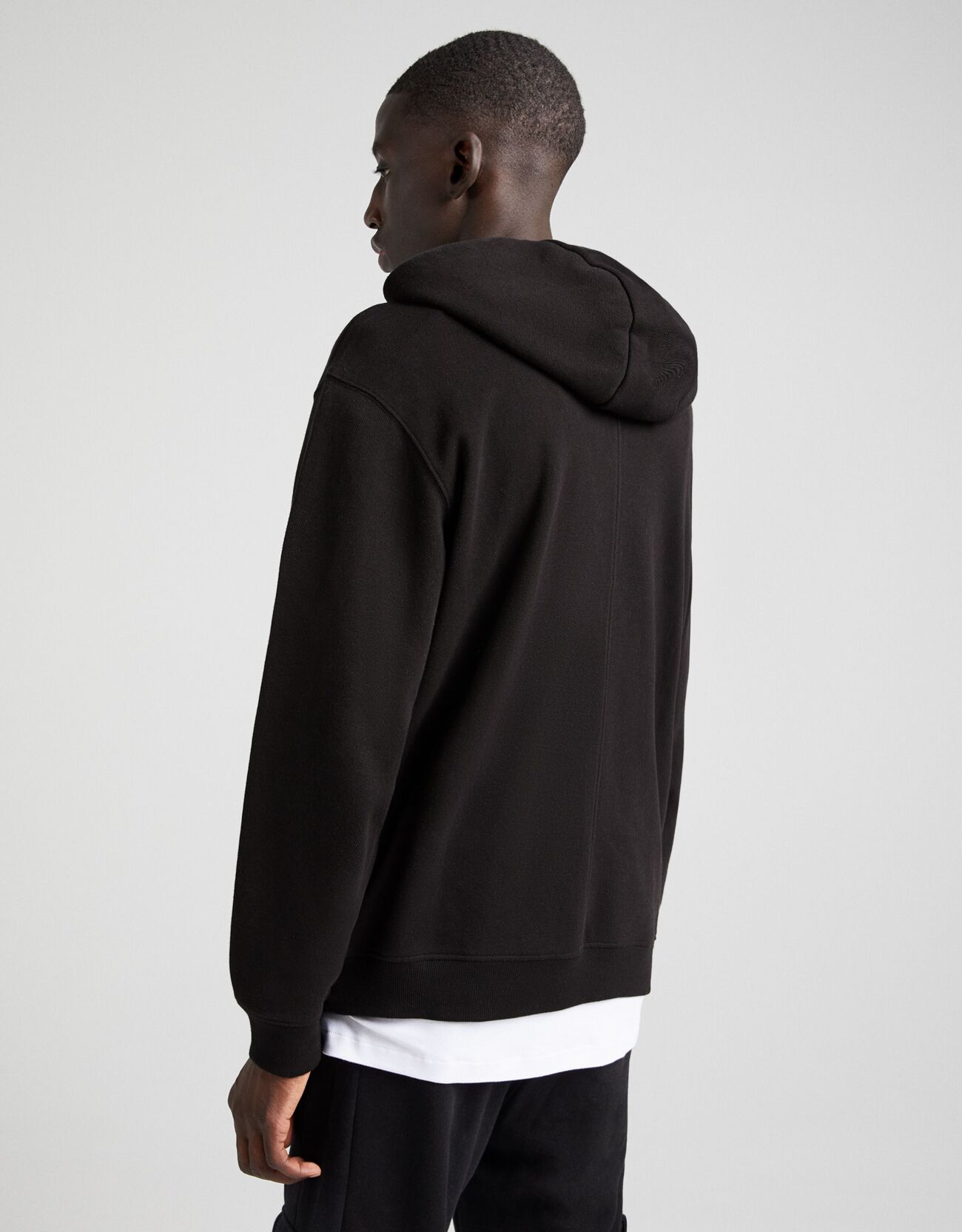 Bershka - Sudadera capucha canguro piqué