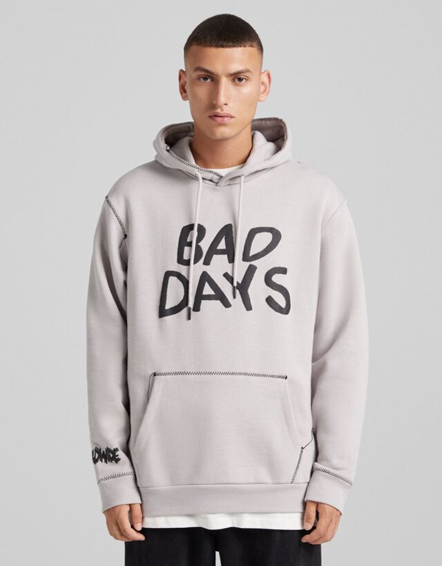 hoodie bershka man