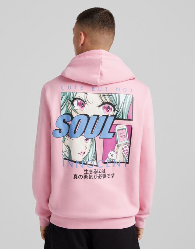 bershka pullover rosa