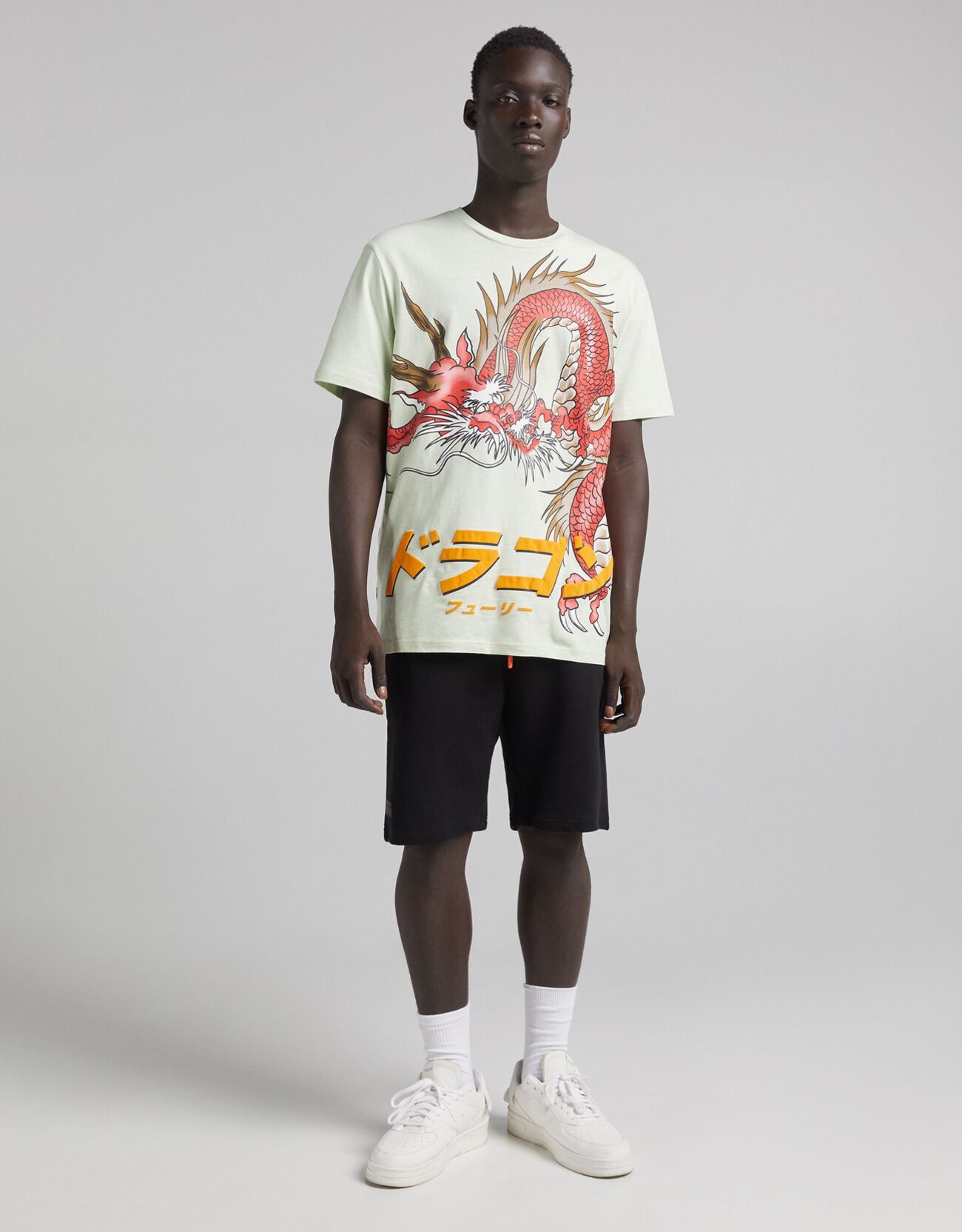 Bershka Ejderha desenli kısa kollu regular fit t-shirt 10 Bershka Ejderha desenli kısa kollu regular fit t-shirt 11
