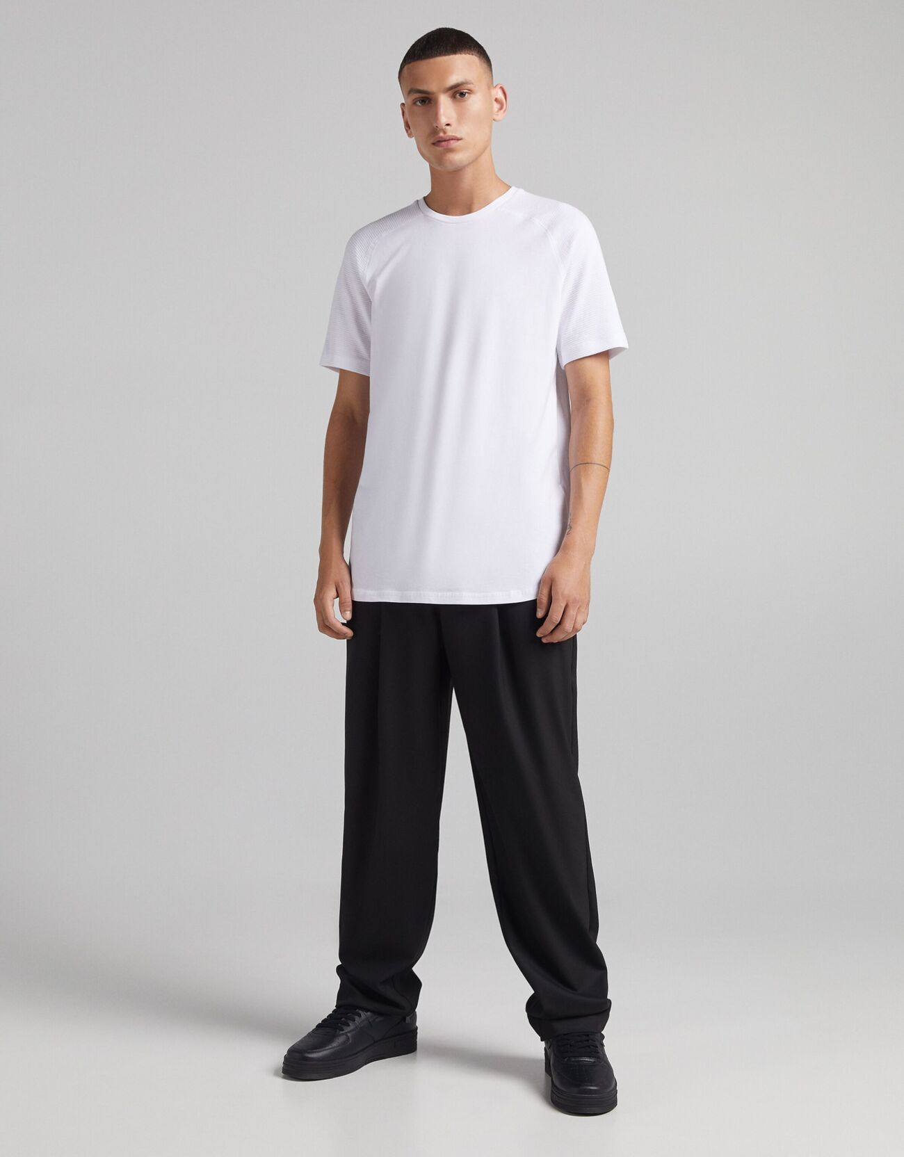 Bershka Uzun Ottoman kumaş t-shirt 10 Bershka Uzun Ottoman kumaş t-shirt 11