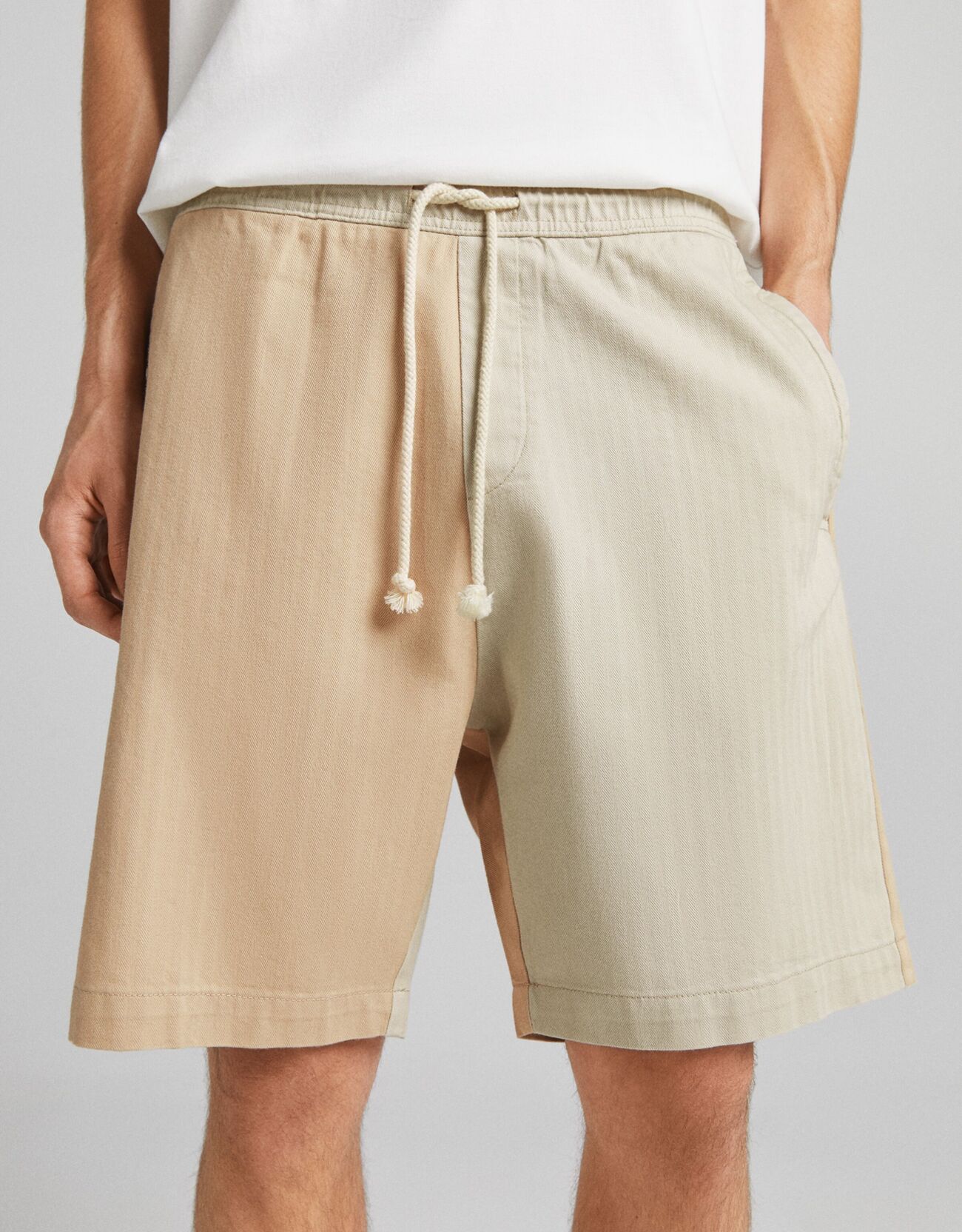 Bershka Pamuklu balıksırtı jogging fit bermuda 8 Bershka Pamuklu balıksırtı jogging fit bermuda 9