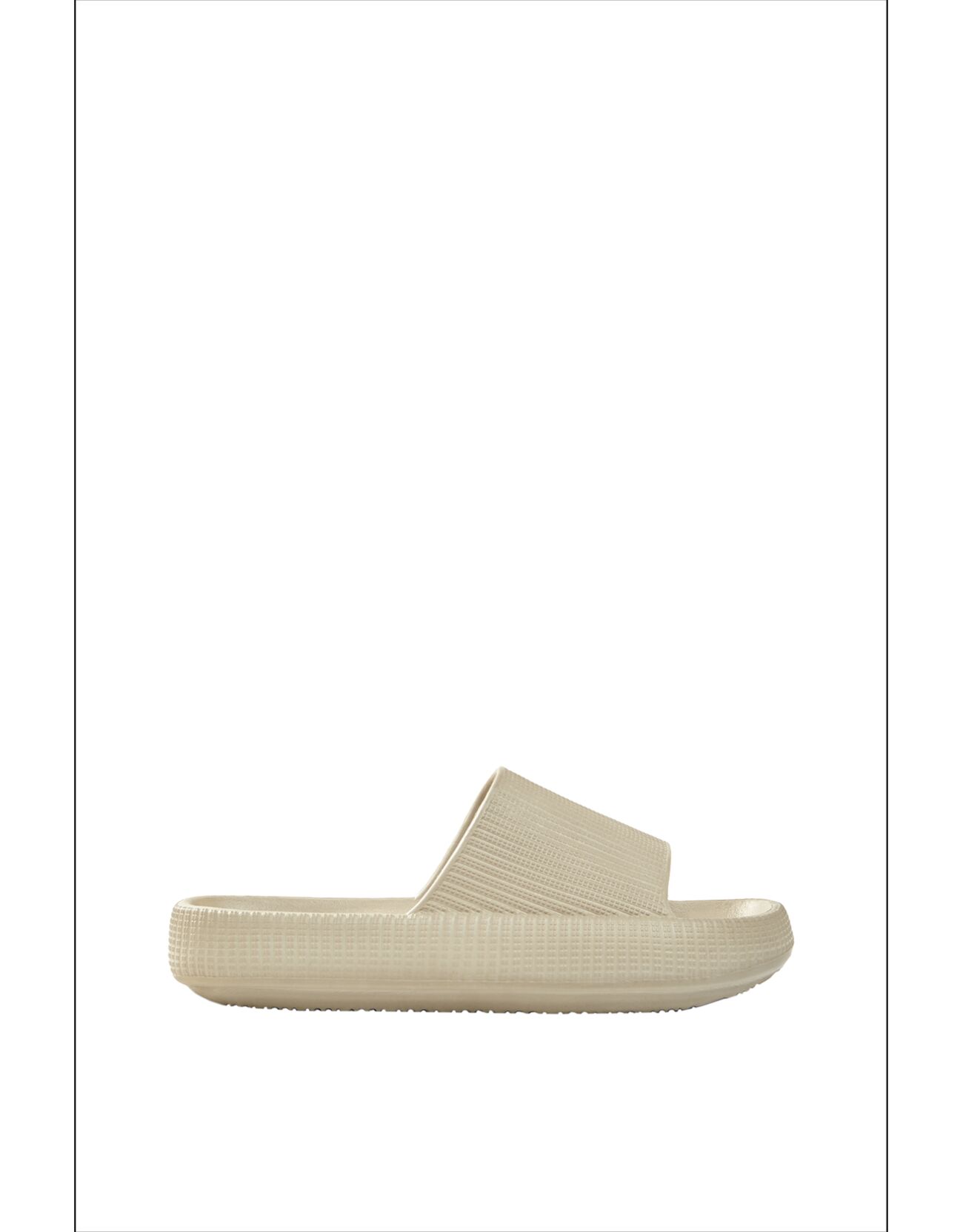 Bershka Dokulu düz sandalet 0 Bershka Dokulu düz sandalet 1