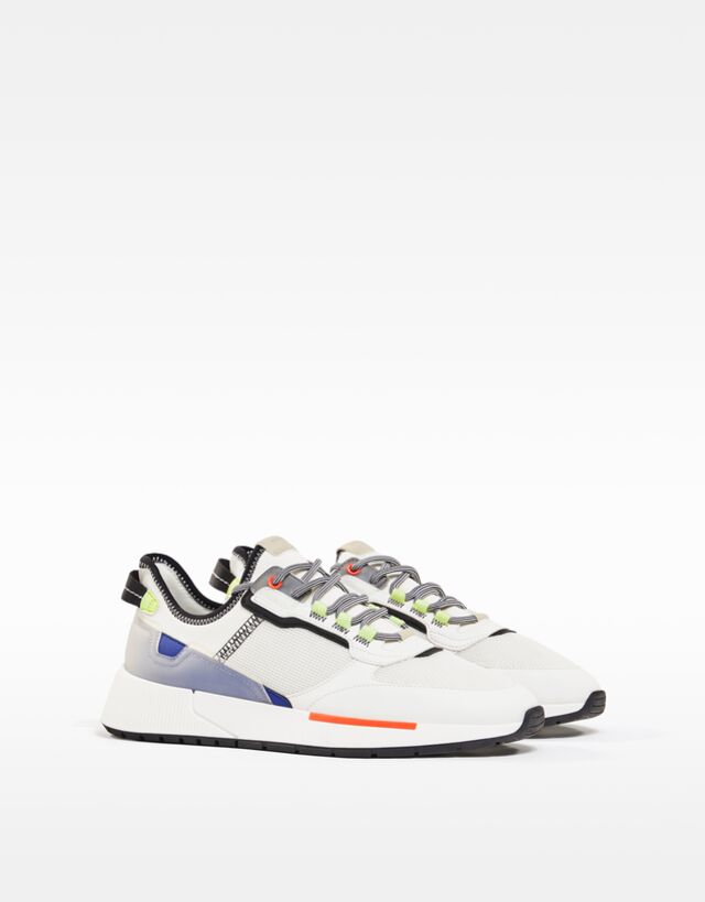 Men's contrast mesh trainers - Shoes
