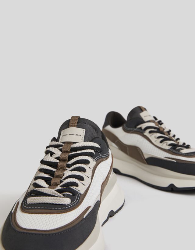 Herensneakers meerdere lagen en dikke zool - Heren | Bershka