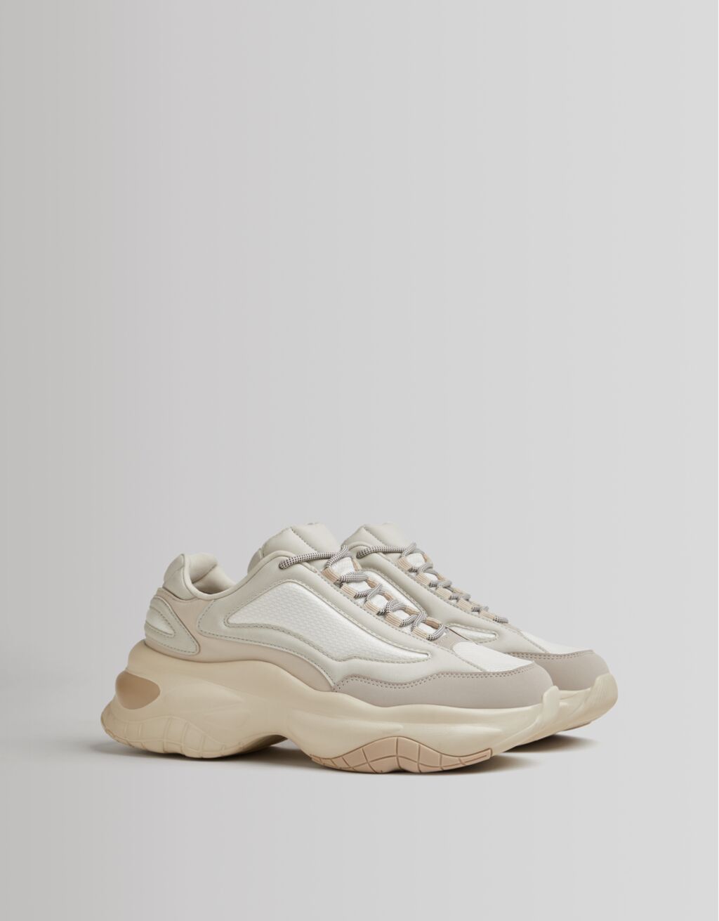 メンズ Xlソールスニーカー シューズ メンズ Bershka
