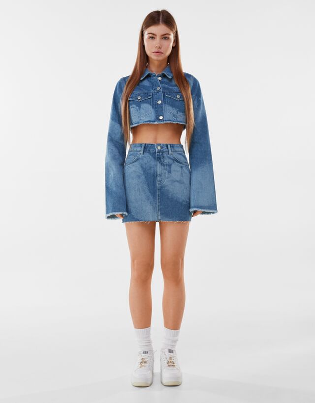 Ensemble veste et jupe denim Paloma Mami x Bershka - Summer sets - Femme |  Bershka