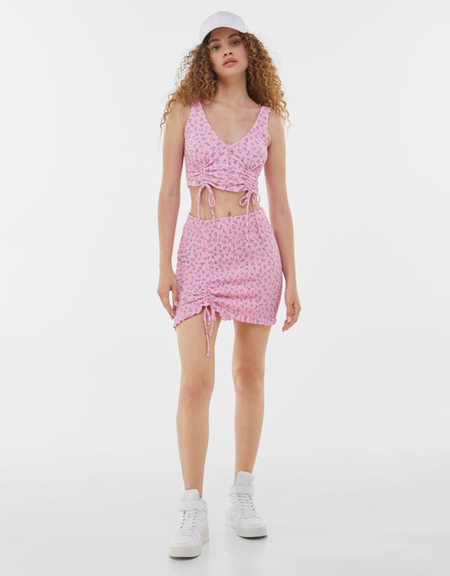 Bershka pink skirt Clearance