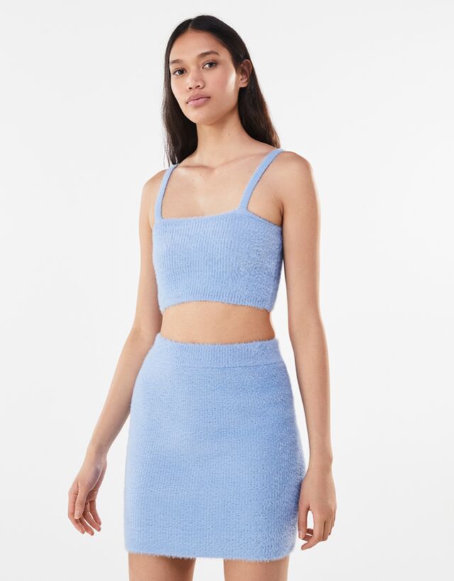 Ensemble veste, haut et jupe - Femme | Bershka