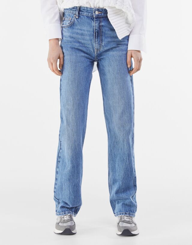 Straight fit high waist jeans - NEW 