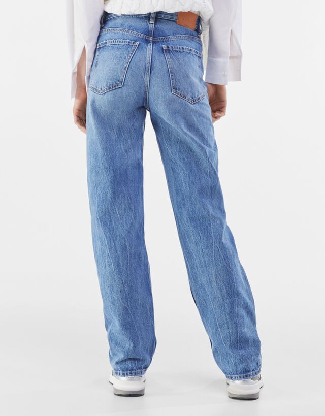 Straight fit high waist jeans - NEW 
