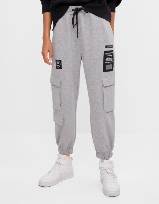 Pantalón Jogger Bershka Factory Sale, UP TO 65% OFF | www.apmusicales.com