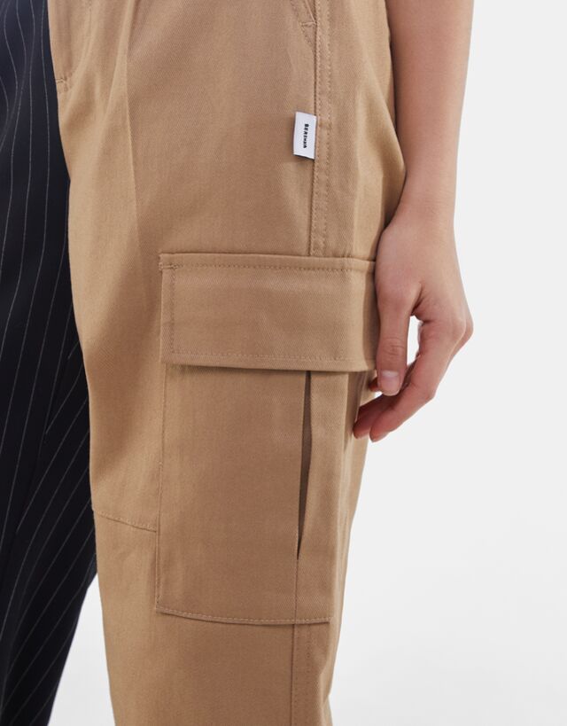 straight cargo trousers